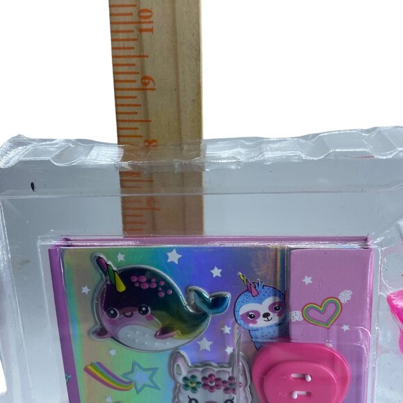 Hot Focus Llama & Narwhal Secret Message Set With UV Light Pen & Locking Journal - Picture 8 of 8